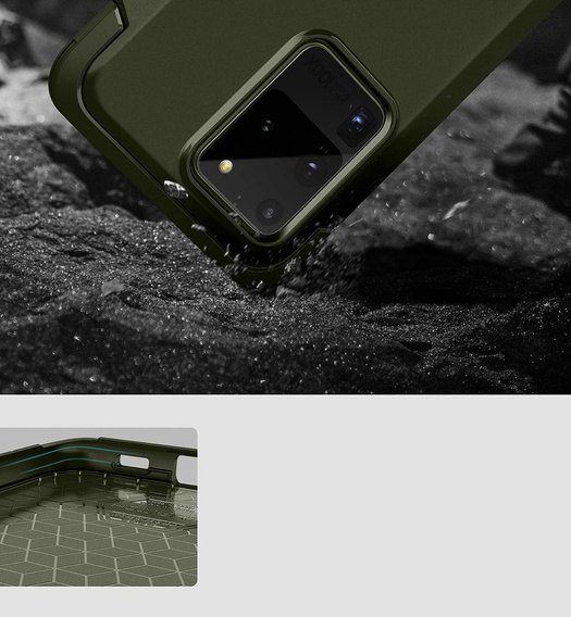 Case for Samsung Galaxy S20 Ultra, Suritch Basic (Two Frames), green