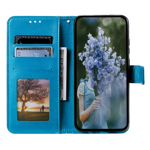 Flip case for Samsung Galaxy A55 5G, Mandala Flower, green