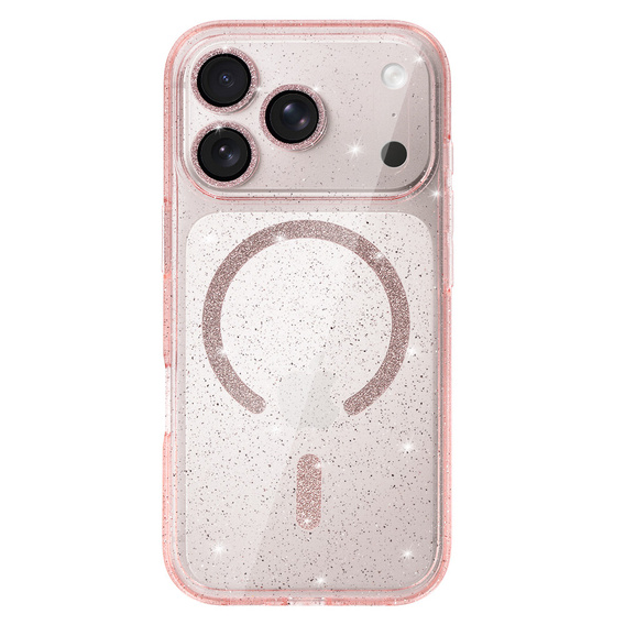 ERBORD Glitter MagSafe silicone case for iPhone 17 Pro Max