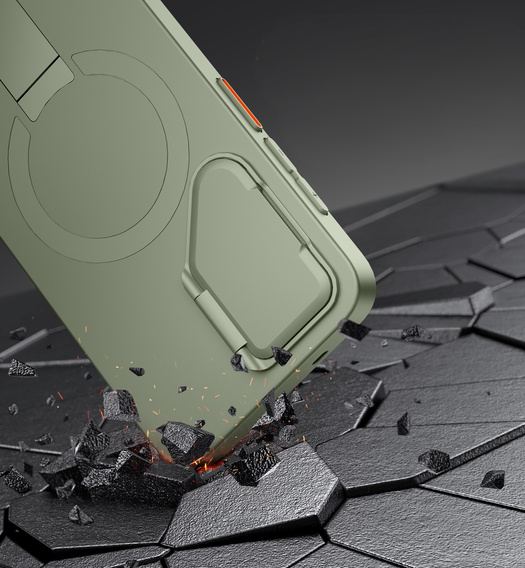 Case for Samsung Galaxy S25+ Plus, Suritch Shockproof, for MagSafe, green