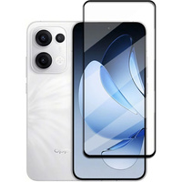 3D Tempered Glass for Oppo Reno 13, black frame