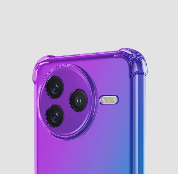 Case for Xiaomi Poco F7 Pro, Gradient Dropproof, Purple / blue