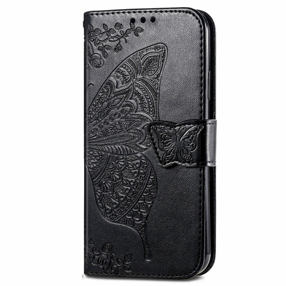 Flip case for Samsung Galaxy M15 5G, Butterfly, black