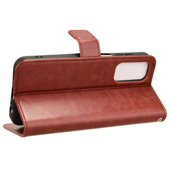 Flip case for Samsung Galaxy M15 5G, Crazy Horse Wallet, brown