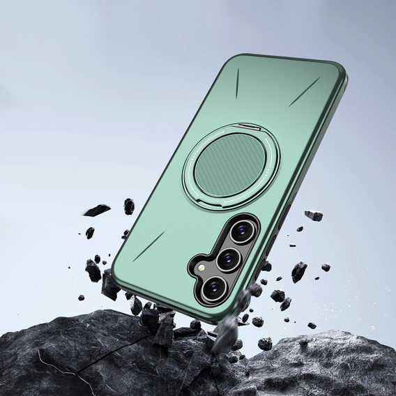 MagSafe case with stand for Samsung Galaxy A37 5G, green