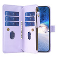 Flip case for Xiaomi Redmi 13C / Poco C65, Wallet Zipper Pocket, black