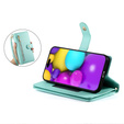 Flip case for iPhone 16 Plus, Wallet Zipper Pocket, green