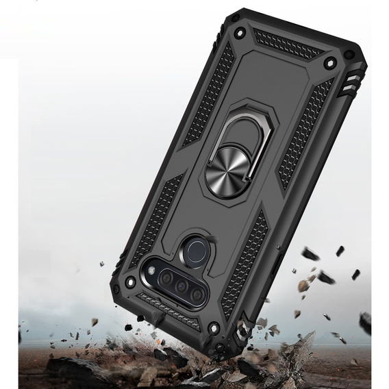 Armor Case for LG K50 / Q60, Nox Case Ring, black