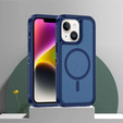 Case with frame for iPhone 13/14, for MagSafe, blue