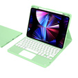 Case + keyboard iPad Air 10.9 4 2020 / 5 2022, Touchpad, green