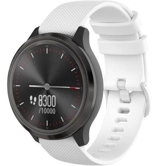 Silicone Universal Strap 20mm, white