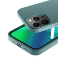 Case for iPhone 14 Pro, Silicone Lite, green