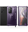 Armored case for Samsung Galaxy S23 Ultra, Dexnor Full Body (Two Frames), purple