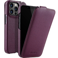 MELKCO flip case for iPhone 13 Pro, leather, flip, purple