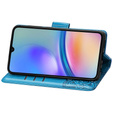 Flip case for Samsung Galaxy A05s, Butterfly, blue