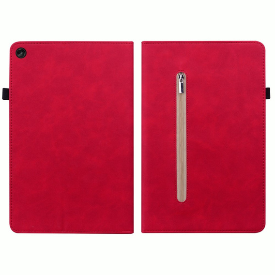 Case for Lenovo Tab M10 10.1 Gen 3, Wallet Pen Slot, red