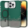 Case for iPhone 14 Pro, Frame Kickstand, for MagSafe, Sand Green