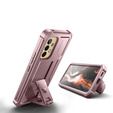 Armored case for Samsung Galaxy A53 5G, Dexnor Full Body, pink rose gold