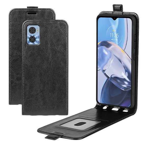 Flip case for Motorola Moto E22 / E22i, Flip, black