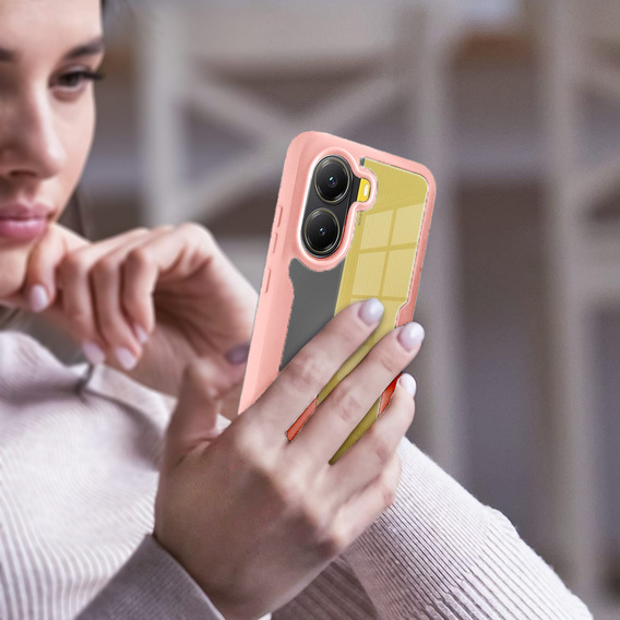 Case for Xiaomi Poco X7 Pro 5G, Shockproof, with film, pink