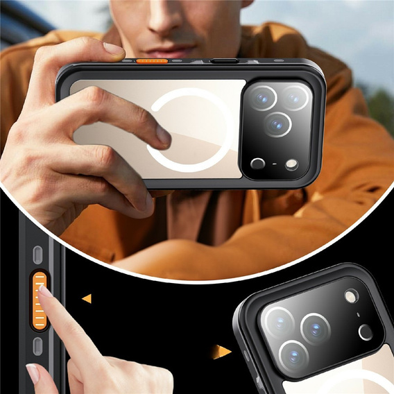 REDPEPPER waterproof case for iPhone 17 Pro, black