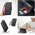 Flip case for Xiaomi Redmi 14C / Xiaomi Poco C75, Wallet Zipper Pocket, black