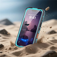 Case for iPhone 17, Waterproof IP68, SHELLBOX MagSafe, blue