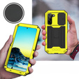 Armored case for Samsung Galaxy S22, R-JUST CamShield Slide, yellow