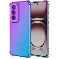 Case for Oppo Reno 12, Gradient Dropproof, Purple / blue