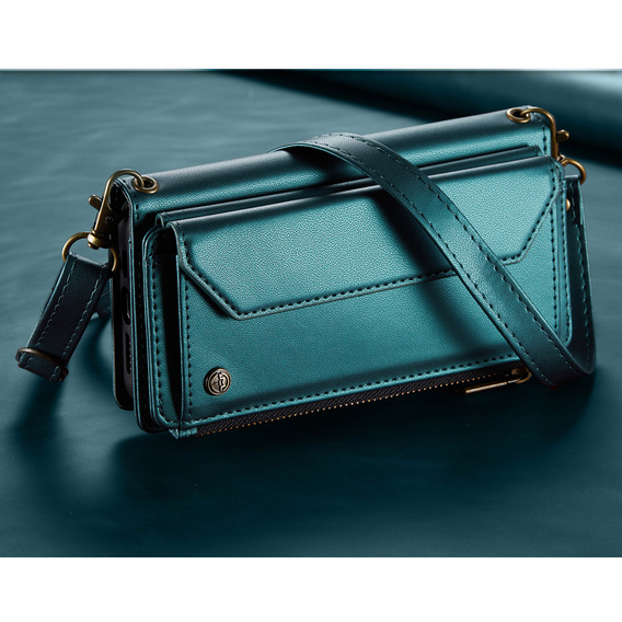 CASEME RFID Leather Wallet Case for Samsung Galaxy S26, green