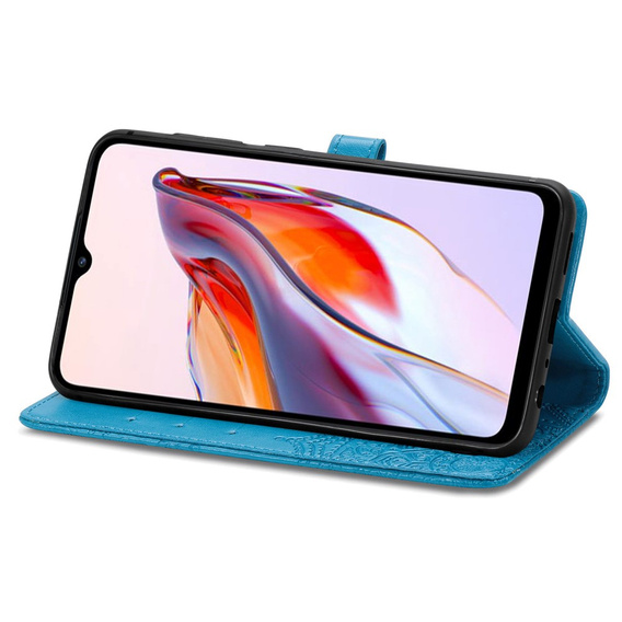 Flip case for Xiaomi Redmi 12C, Mandala, blue