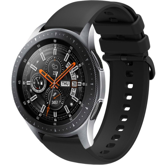 Silicone strap for Huawei Watch GT Runner / GT 3 46mm, Black