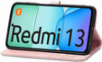 Flip case for Xiaomi Redmi 13, Mandala, pink