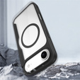 Dux Ducis case for iPhone Air, Skin X Pro, with flap, for MagSafe, black