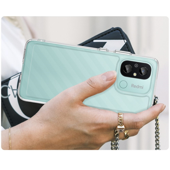 Case for Xiaomi Redmi 12C, Fusion Hybrid, transparent
