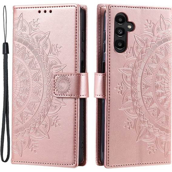 Flip case for Samsung Galaxy A05s 4G, Mandala, blue