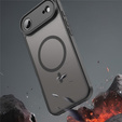 Matt Case for iPhone Air, for MagSafe, with camera protection, matt black