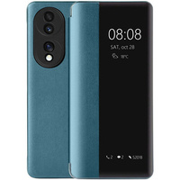 Flap case for Honor 70 5G, Side View, green