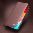 QIALINO leather wallet flip case for iPhone 17 Pro Max - brown