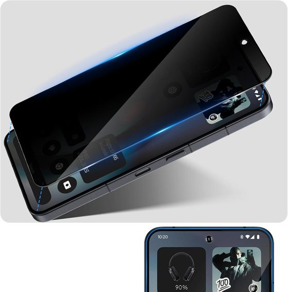 2x Tempered Privatization Glass for Samsung Galaxy S24 Ultra, ERBORD Anti-Spy