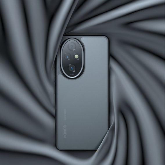 Case for Honor 200 Pro 5G, Fusion Hybrid, transparent / black