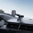 Magnetic car windshield mount for smartphones