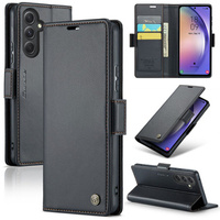 CASEME flip case for Samsung Galaxy A54 5G, Litchi Wallet, black