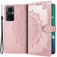 Flip case for Oppo Reno7 Lite, Mandala, pink