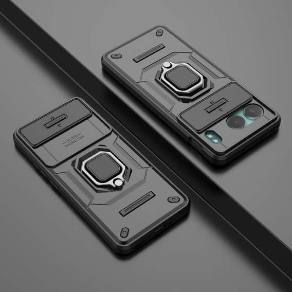 Case for OnePlus Nord 4, KickStand Camera Lens, black