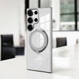 Magnetic Case for Samsung Galaxy S25 Ultra, for MagSafe, silver