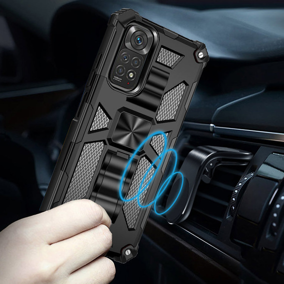 Case for Xiaomi Redmi Note 11 / 11S, Armor Kickstand, black