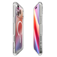 Spigen Ultra Hybrid MagSafe case for iPhone 17 Pro, Clear / White