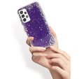 Case for Samsung Galaxy A32 5G, Glittery, purple