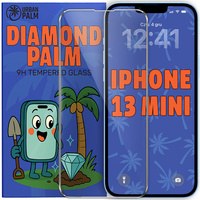 Diamond Palm Tempered Glass for iPhone 13 Mini